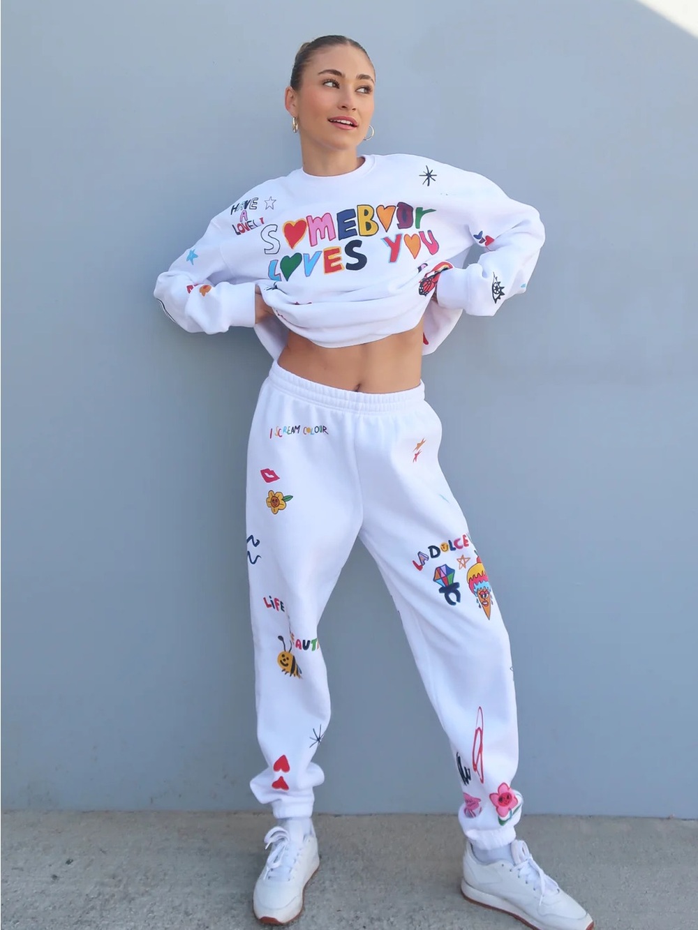 Mayfair Group x Iscreamcolour Somebody Loves You Sweatpants - Picture 2 of 5